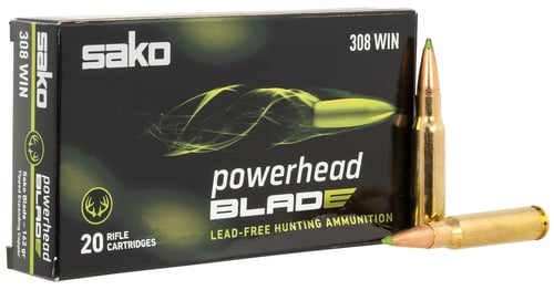 SAKO (TIKKA)  PowerHead Blade 308 Win 162 gr 20 Per Box/ 10 Case