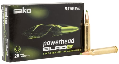 SAKO (TIKKA) JASPHB300WM170B PowerHead Blade 300 Win Mag 170 gr 20 Per Box/ 10 Case