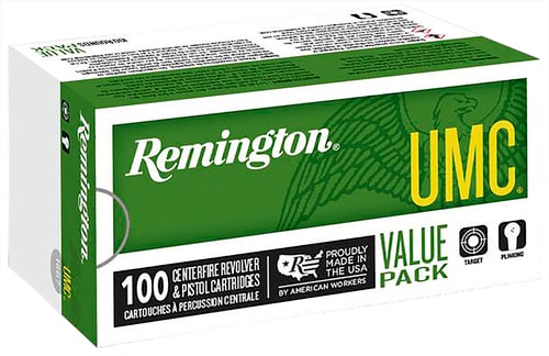 Remington L40SW3B UMC Value Pack Pistol Ammo 40 S&W, MC, 180 Gr, 990