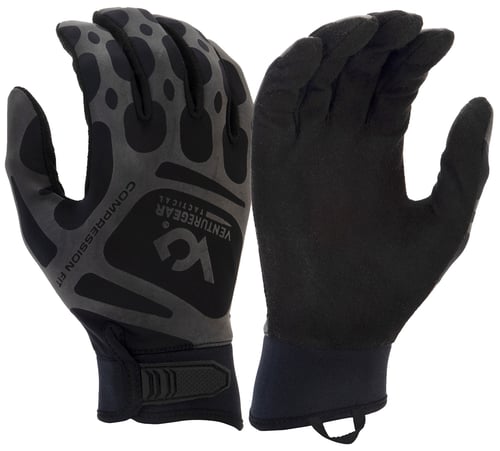 Pyramex VGTG10BX2 Compression Training Black Synthetic Leather XXL Hook & Loop