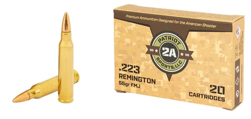 PATRIOT SPRT 223REM 55GR FMJ 20/1000