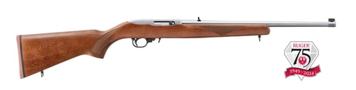 RUGER 10/22 75TH ANNIV 22LR 18.5 WLN