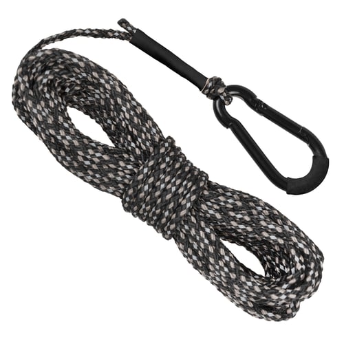 Allen 7248 Reflective Hoist Rope  Black 25 Long