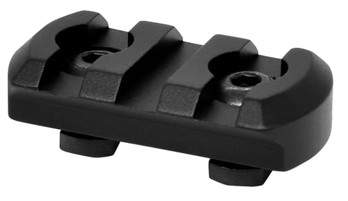 Warne 6201M M-LOK  3 Slot Rail  Black Anodized