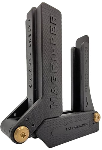 Cromag Industries Corp MGR00011 MagRipper  Speedloader 223 Rem/5.56x45mm NATO/300 Blackout, Black, Fits NATO STANAG AR Mags