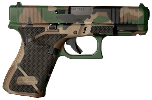 Weapon Works  G19 Gen5 Compact Frame 9mm Luger 101 4 Inch Black GMB Barrel, M81 w/Diamond Stippling Serrated Steel Slide  Polymer Frame w/Picatinny Rail, Ambidextrous | 617695829061