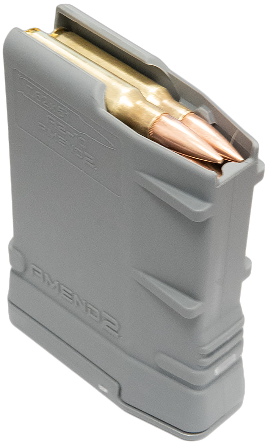 AMEND2 AR-10 SR-25 MAG 7.62X51 10 RD POLYMER GRAY