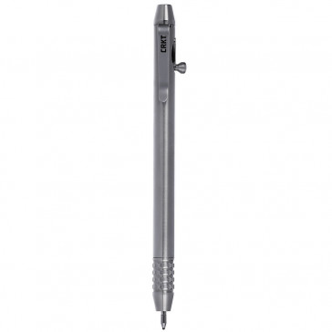 CRKT TPENBOND3 Boltliner Pen  Gray Includes Pocket Clip