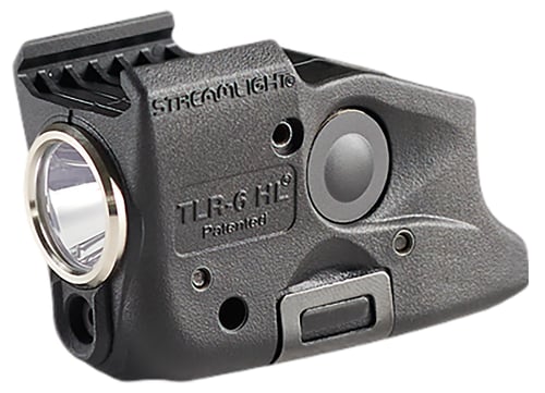 TLR-6 HL GLK RM WHT LED/RED LSR BLKTLR-6 HL Gun Light Black - 300 Lumens - Red Laser - Glock Rail Mount - The ultra-compact TLR-6 HL weapon light with a high-power LED and integrated red aiming laser features a rechargeable battery system powering 300 lumens of bright lightaser features a rechargeable battery system powering 300 lumens of bright light