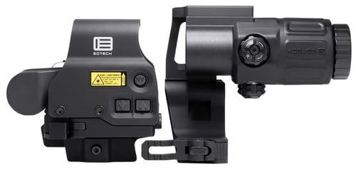 Eotech HHSSTC HHS II EXPS3-0 & G33 Magnifier Black Anodized 1x  3x  1 MOA Red Dot/68 MOA Red Ring
