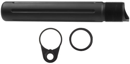Primary Weapons 4G2BTPB1F Castle Nut  7075 T6 Aluminum Black Anodized | 811154033628