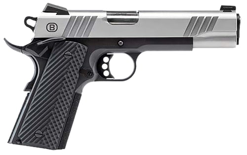 Talon Armament B19117050SBBK B1911  45 ACP 8+1 Stainless Steel Frame w/Beavertail