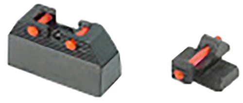 Talon Armament KIT000022 Fiber Optic Sights for Thunder 380  Red Fiber Optic Front SightRed Fiber Optic Rear Sight | 810083204611