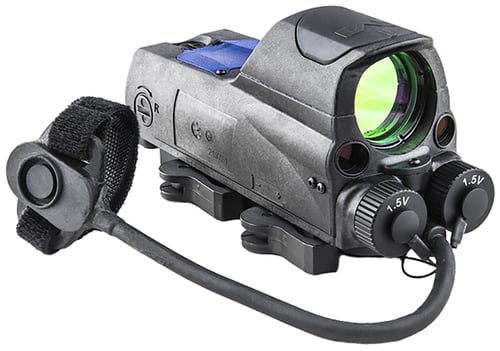 Meprolight USA 0687743 MOR PRO  Black 1x30mm 2.2 MOA Amber Dot/ Bullseye Illuminated Reticle Green/IR Laser