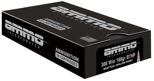 AMMO INC AMO SIGNATURE SERIES 308 WIN 168GR BTHP 20RD BX