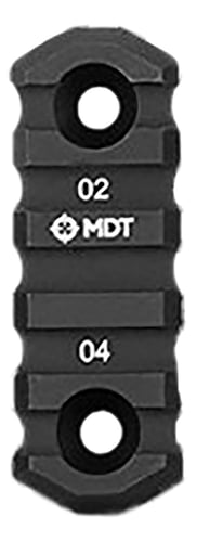 Mdt Sporting Goods Inc 103150-BLK M-Lok Picatinny Rail  Black Anodized 2.50