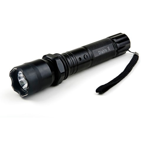 SKYLINE USA INC TLSGGDD2 Stun Gun Diablo Black Features Flashlight Includes Safety Strap