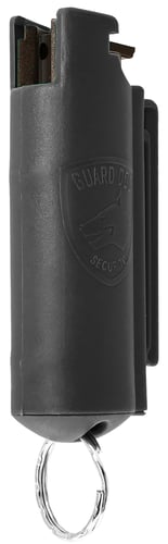 SKYLINE USA INC PSGDPPBK Pepper Spray Keyring Range 16 ft 0.50 oz Black