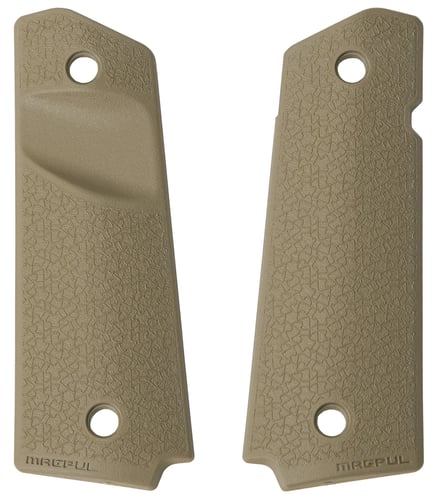 Magpul MAG524FDE MOE 1911 Grip Panels  Anti-Slip Texture Flat Dark Earth Polymer for 1911 (Full Size)