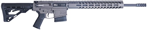 HM Defense HM10243 Titan  243 Win 101 20 Inch Black Cerakote Match Grade Barrel, Tungsten Gray Cerakote 14 Inch Picatinny Rail Aluminum Receiver, Black Synthetic MilSpec HM Stock, Black Polymer Grip | 854164007432