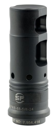 Surefire SFMB68685824 Suppressor Adapter Muzzle Brake 6.8mm 6.8 SPC Stainless Steel 2.7