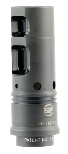 SureFire SFMB7625824 SOCOM Muzzle Brake Black DLC Stainless Steel with 5/8