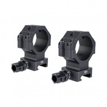Trijicon AC22075 Scope Rings with Q-LOC Technology  Matte Black  35mm  Extra High
