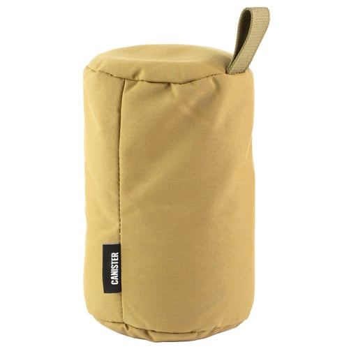Mdt Sporting Goods Inc 108045-COY Canister Shooting Bag Coyote Brown 500D Cordura Fabric House Fill 1lb