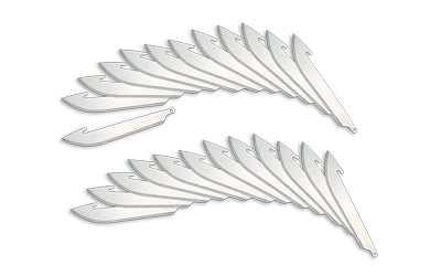 Outdoor Edge Razorsafe Replacement Blades  <br>  3.5 in. Drop Point 24 pk.
