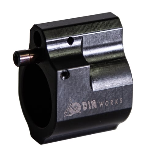 Odin Works GBADJSLIM Gas Block Low Profile .750 Inch Rifle Black Nitride Carbon Steel | 850048530591
