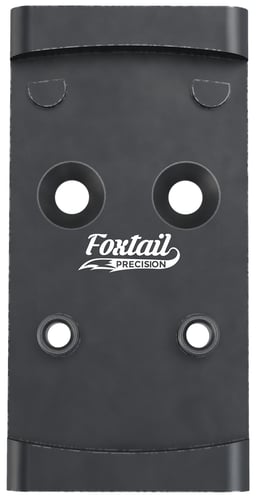 Foxtail Precision 100010 Adapter Plate  Black Anodized Aluminum, Compatible w/Glock MOS, Holosun 407K/507K/EPS Carry Pattern Footprint Mount