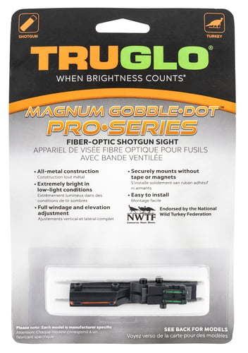 TRUGLO SIGHT SET GOBBLE-DOT PRO SERIES .375