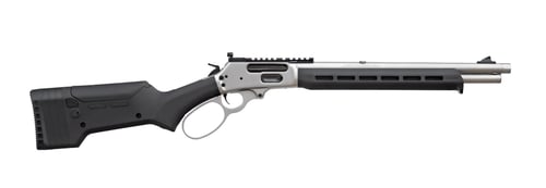 Marlin 70912 1895 Trapper 4570 Gov 51 16.17 Inch Satin Threaded Barrel, Picatinny Rail Stainless Steel Receiver, Black Adjustable Magpul ELG Synthetic Stock | .4570 GOVT | 736676709120