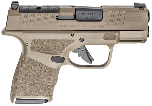 Springfield Armory HC9319FOSPGU24 Hellcat OSP 9mm Luger Gear up 2024 Includes Viridian RFX-11 Green Dot Optic, 11rd(4) 13rd(1) Magazines (Total of 5), Dual Range Bag