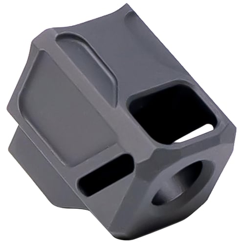 Faxon Firearms FFPACOMPSSG02 EXOS-533 Compensator Black Nitride 6061 Aluminum 1/2