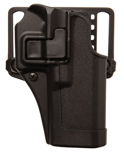 Blackhawk 410565BKR Serpa CQC  OWB Matte Black Polymer Paddle Belt Loop Fits Springfield XDS Fits 3.30