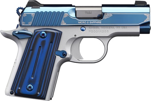 KIMBER MICRO9 9MM SPHIRE 3.15 NS 7RD