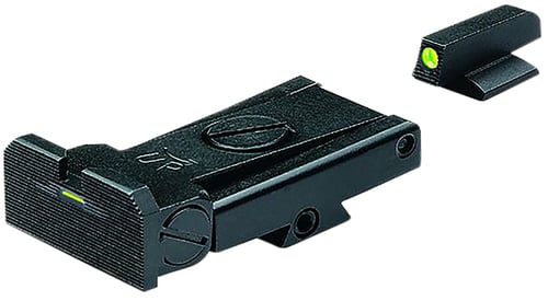 Kimber Mfg.,inc ML21210 1911 Adjustable Night Sight Set  Green/Tritium Black Outline Front SightGreen/Tritium Bar Black Outline Rear Sight | 669278112107