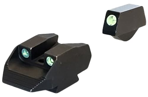 Kimber Mfg.,inc ML11231 K6S Night Sight Set  Green/Tritium Black Outline Front SightGreen/Tritium Black Outline Rear Sight | 669278112312