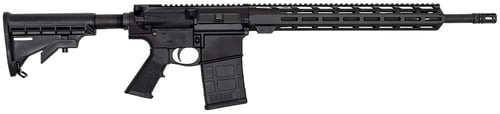 DelTon Inc OR3FTH18M Alpha Optic Ready 308 Win 18 Inch Manganese Phosphate Black Hard Coat Anodized 7075T6 Aluminum Receiver Black A2 Grip | 7.62x51mm NATO | 848456003042
