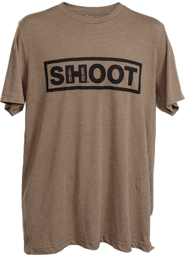 Hornady 99606XL Shoot  Brown Tri-Blend Short Sleeve XL | 090255726855