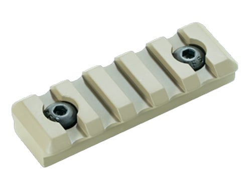 Timber Creek Outdoors M5SPRFDE MLOK 5 Slot Picatinny Rail  FDE Aluminum Fits ARPlatform | 816397020466