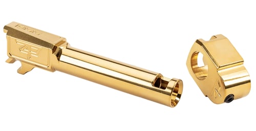 Zaffiri Precision ZP.365BTCG  Threadless Compensator 9mm Fits Sig P365 Gold 174 Stainless Steel | 658792272213