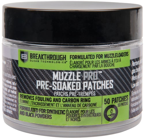 BREAKTHROUGH MUZZLELOADER ROUND PRESOAKED PATCHES | 026509082088