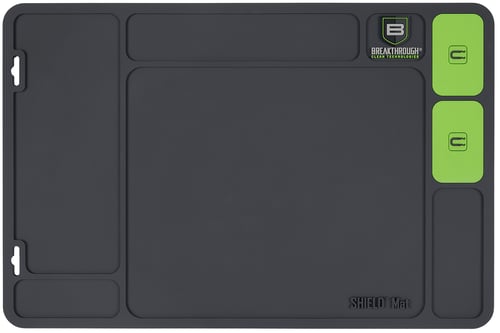 Breakthrough Clean BTSGMH  Shield Mat Gray and Green PVC 17.88 Inchx11.88 Inch | 026509082194 | Breakthrough Clean | Cleaning & Storage | Cleaning | Cleaning Mats| BTSGMH