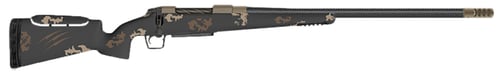 Fierce Firearms FCTRFP7MMBC20BS CT Rival FP 7mm BC 20 Inch Black Matrix Carbon Fiber Match Grade Threaded Barrel, Black Cerakote Drilled  Tapped Titanium Receiver, Adj Comb Carbon Fiber Stock | 853418101032