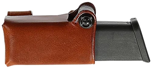 Galco HMC24 HMC Mag Carrier Horizontal Tan Steerhide Fits Glock 17 Gen 1-5 Ambidextrous