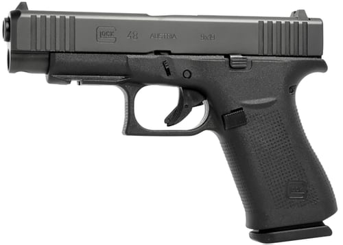 GLOCK 48 9MM 10RD BLK FRONT RAIL