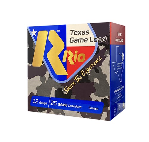 Rio Ammunition TG366TX Texas Game Load High Velocity 12Gauge 2.75