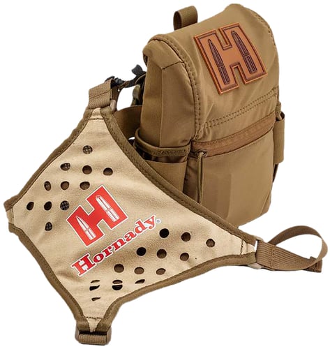 Hornady 99163 Bino Case  Tan Harness Magnetic Closure | 090255991635 | Hornady | Cleaning & Storage | Cases | Multi-Purpose Bags| 99163